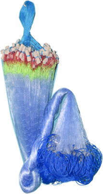A to Z 2 FINGER 50mm GILLNET LEAD SINKER, HEIGHT 4F, UP LENGHT 50F, DOWN LENGHT 100F Fishing Net(Multicolor)