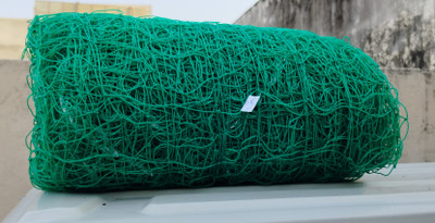 clickon Nylon 50x10 Feet Ground Boundary And Practice Cricket Net(Green) 1mm Cricket Net(Green)