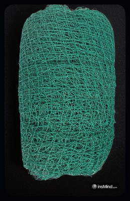 Acronet Cricket Solid Net 100x10 Feet-N Cricket Net(Blue)