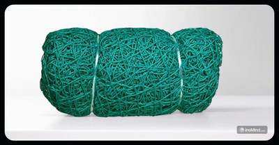 Acronet Cricket Nylon Top-Notch Net size 50x10 Deet-N Cricket Net(Green)