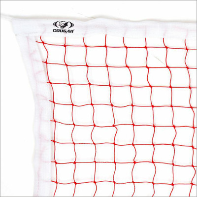 COUGAR Champion Badminton Net Net for Outdoor, Indoor or Badminton Sports Badminton Net(Red)