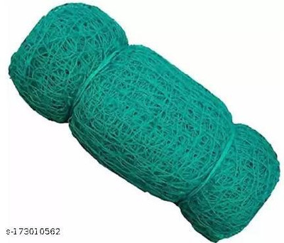 VSsports Nylon 30x10 Feet Ground Boundary And Practice Cricket Net GREEN WITH INTER LOCK Cricket Net(Green)