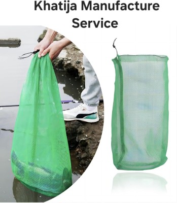 Khatija Manufacture Service Fishing Storage carry fish keep net bag green Fishing Net(Green)