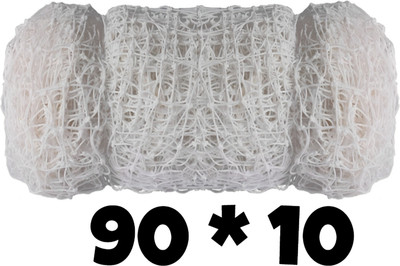 I2SERVICES Cricket Training Net 90*10 ft – Strong Nylon HDPE for Professional Practice Cricket Net(White)