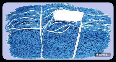 Acronet Cricket Solid Net-N Cricket Net(Blue)