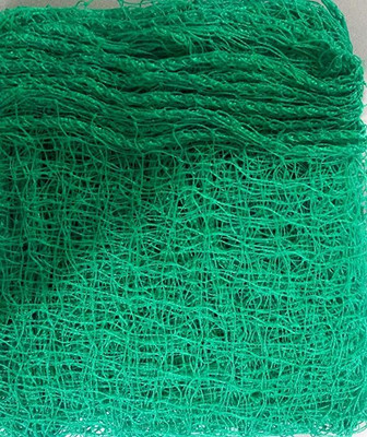 mssports Nylon 40x10 Feet Ground Boundary And Practice Cricket Net BLUE WITH INTER LOCK Cricket Net(Green)