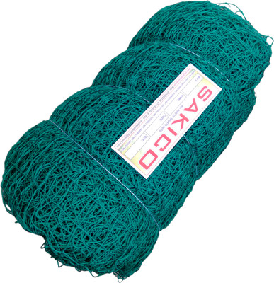 Sakico 100x10 feet cricket training net hdpe nylon 1.5.mm Cricket Net(Green)