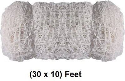 VASUENT ERPRISESIN Nylon 30x10 Feet Anti Bird & Window Protection Camping Net WITH INTER LOCK Bird Net(White)