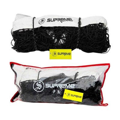 Supreme Volleyball Net Master For Regular Play Tournament Qlty. (Pack of 01) Volleyball Net(Black, White)