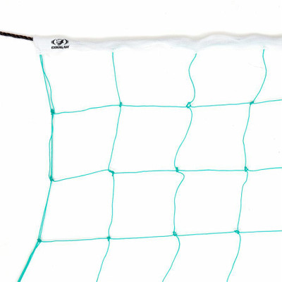 COUGAR SUPREME Volleyball Net Hand knitted Nylon tape 2 side 4mm fiber rope Volleyball Net(Multicolor)