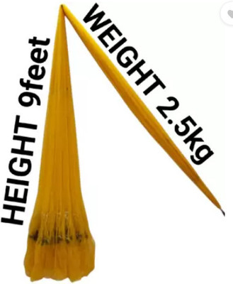 FARUK FISHING NET 1no. 16mm MESH,ROUND-36feet, HEIGHT-9feet, WEIGHT-2.5kg (YELLOW) Fishing Net(Yellow)