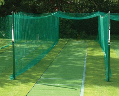 Azure Cricket net for home practice :- Size 50x10 Feet Cricket Net(Green)