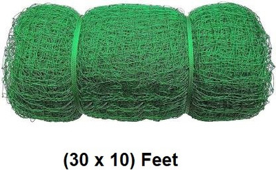 VASUENT ERPRISESIN Nylon 30x10 Feet Ground Boundary And Practice Cricket Net WITH INTER LOCK Cricket Net(Green)