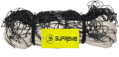Supreme Volleyball Net (Nylon) 3 Sides Cotton Tape For Practice. (Pack Of 1) Volleyball Net(Black)