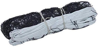 Monika Sports 2 Side Volleyball Net Nylon with Niwar tape Volleyball Net(Black)