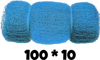 I2SERVICES 100X10 NYLON HDPE Cricket Net(Blue)