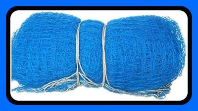 Acronet New_Cricket Net Keepning/Batting Practice Size Blue 30*10 Feet-N Cricket Net(Blue)
