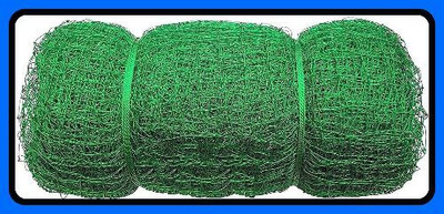 Azure ZNew_Nylon 10x100 Feet Ground Boundary And Practice-N Cricket Net(Green)