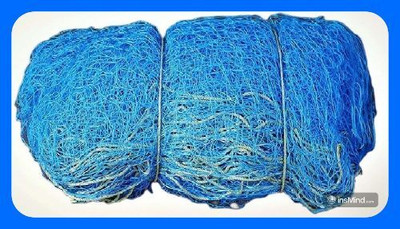 Azure ZNew_Cricket Nylon Firm Net 100x10 Feet Cricket Net(Blue)