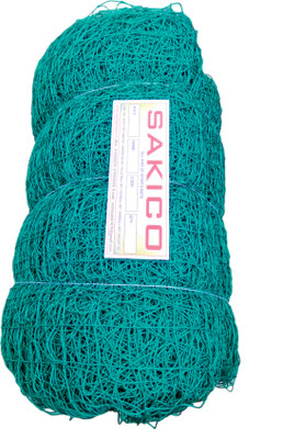 Sakico 100x12 Feet cricket boundary safety net Cricket Net(Green)