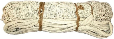 Krishav Trading FK_Portable VOLLEYBALL01 net cotton full size 1.2mm Volleyball Net(White)