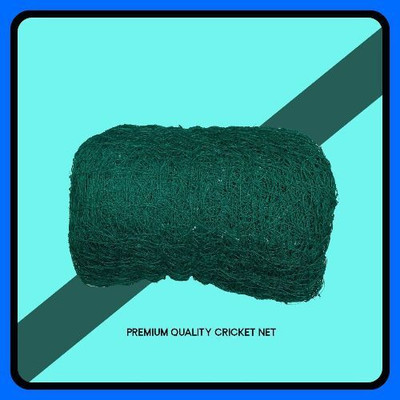 Azure ZNew_Cricket Nylon High-Quality Performance Net 90x10 Feet-N Cricket Net(Blue)