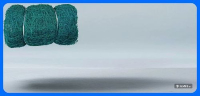 Acronet New_Cricket Performance Nylon Net 60x10 Feet Cricket Net(Green)