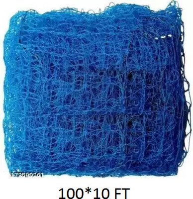 Pashchayate Durable Training Net, Sports Nets Cricket Batting Practice Net 100*10 ft Cricket Net(Blue)