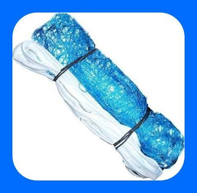 Azure ZNew_Nylon Volleyball Net 4 Side Tap Pack of 1 Net Volleyball Net Volleyball Net(Blue)