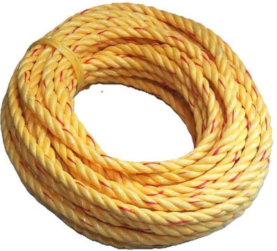 VIRAA 10 mm 55 ft - Pack of 4's Fishing Net(Yellow)