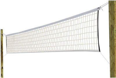 LCARNO Cotton Practice Play Match Volleyball Net Volleyball Net(White)