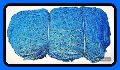 Azure ZNew_Cricket Nylon Firm Net 100x10 Feet-N Cricket Net(Blue)