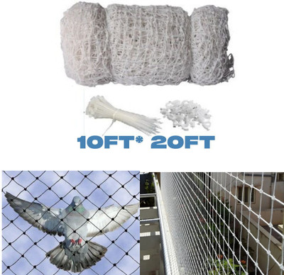 OJASS Bird Safety Net 10Ft X 20Ft Camping Net(White)