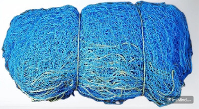 Azure 40x10 Feet Cricket Nylon Heavy-Duty Field Net Cricket Net(Green)