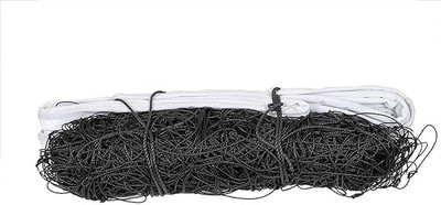 SINGHALTRADE 4 Side Tape Volleyball Net (Nylon) Volleyball Net (Black, White) Volleyball Net(Black)