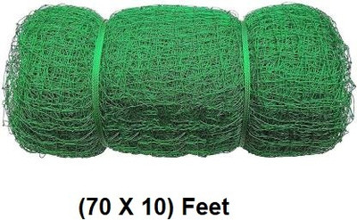 VASUENT ERPRISESIN Nylon 70x10 Feet Ground Boundary And Practice Cricket Net WITH INTER LOCK Cricket Net(Green)