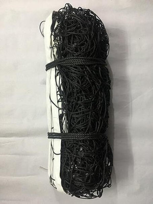 SINGHALTRADE 3 Side Tape Volleyball Net (Nylon) Volleyball Net (Black, White) Volleyball Net(Black)