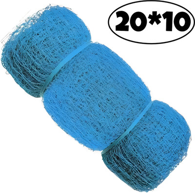 I2SERVICES Heavy-Duty Durable Cricket Training Net Safe & Easy to Install (Blue, 20*10 Ft) Cricket Net(Blue)