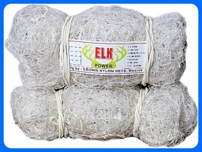 Gulshan Sports Gs_Tournament HDPE Heavy Nylon Football Net(White)