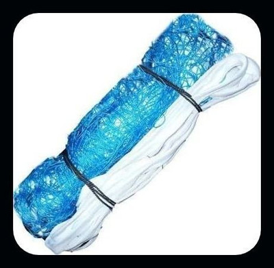 Azure ZRNew_Nylon Volleyball Net 4 Side Tap Pack of 1 Net Volleyball Net-N Volleyball Net(Blue)