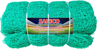 Sakico 100x10 FT Green Cricket Net Cricket Net(Green, Blue, Multicolor)