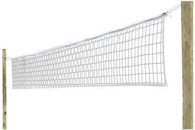 Bixxon HR-450 Cotton Nets 10 Mesh Pack of 1 Nets Volleyball Net(White)