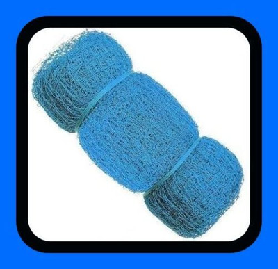 Azure ZNew_Nylon 10x42 Feet Ground Boundary And Practice Cricket Net-N Cricket Net(Blue)
