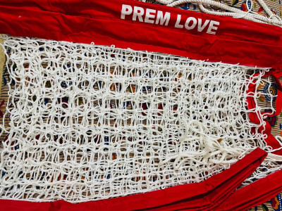 Prem Love Shooting Volleyball Volleyball Net(White)