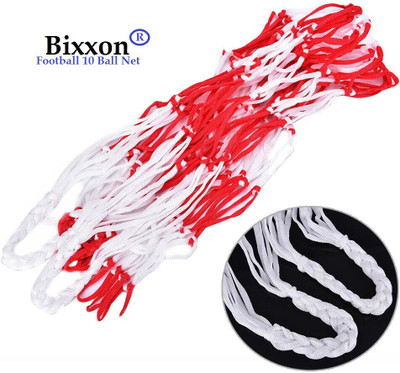Dinetic Football Carrying Net Football Net 12 Ball Net ( Red & White) Football Net(White, Red)