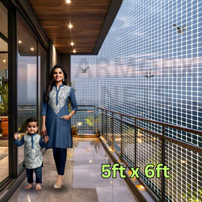 ARMORX UV stabilized HDPE Anti-bird net 5ftx6ft WHT Bird Net(White)