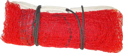 PROZONE Red Nylon Machine Knitted Badminton Net Badminton Net(Red)