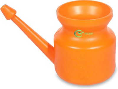 RCSP Plastic Orange Neti Pot(400 ml)