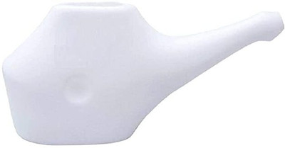 manushya life Plastic White Neti Pot(250 ml)