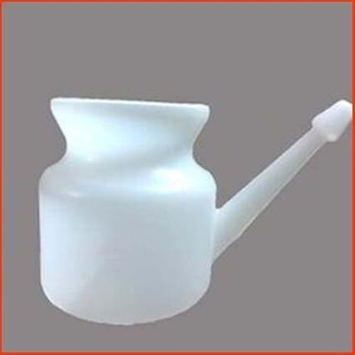 MAJISAACU Plastic White Neti Pot(450 ml)